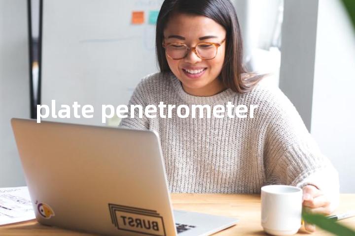 plate penetrometer单词图解，单词释义场景配图