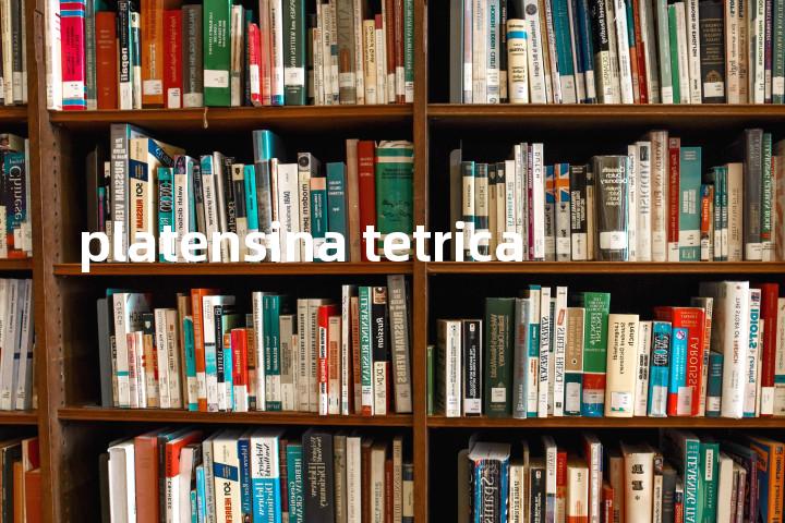 platensina tetrica单词图解，单词释义场景配图