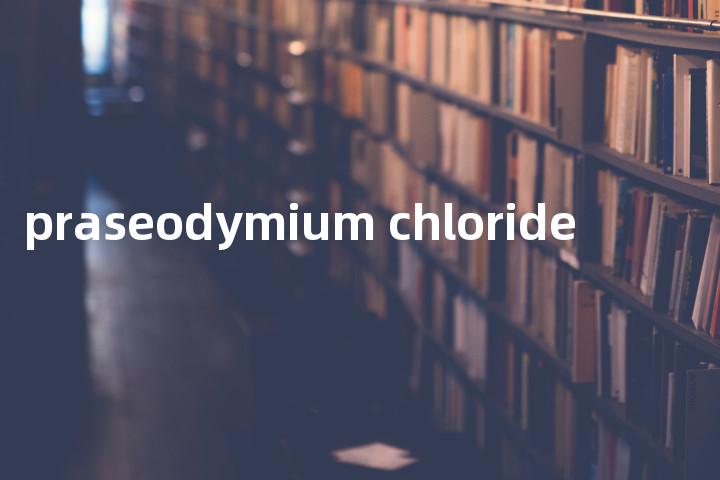 praseodymium chloride单词图解，单词释义场景配图