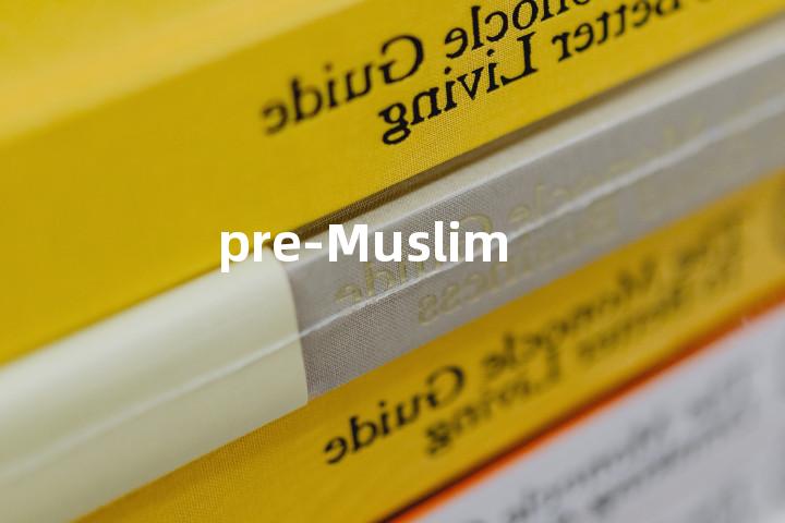 pre-Muslim单词图解，单词释义场景配图