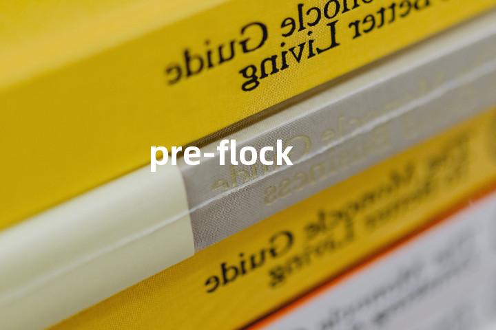 pre-flock单词图解，单词释义场景配图