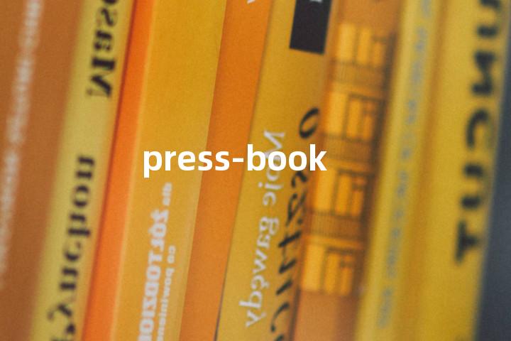 press-book单词图解，单词释义场景配图