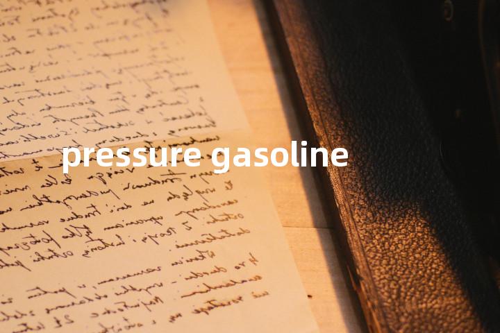 pressure gasoline单词图解，单词释义场景配图