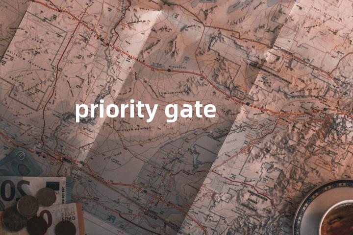 priority gate单词图解，单词释义场景配图
