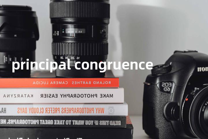 principal congruence单词图解，单词释义场景配图