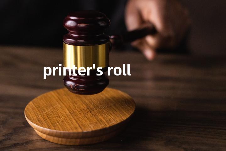 printer's roll单词图解，单词释义场景配图