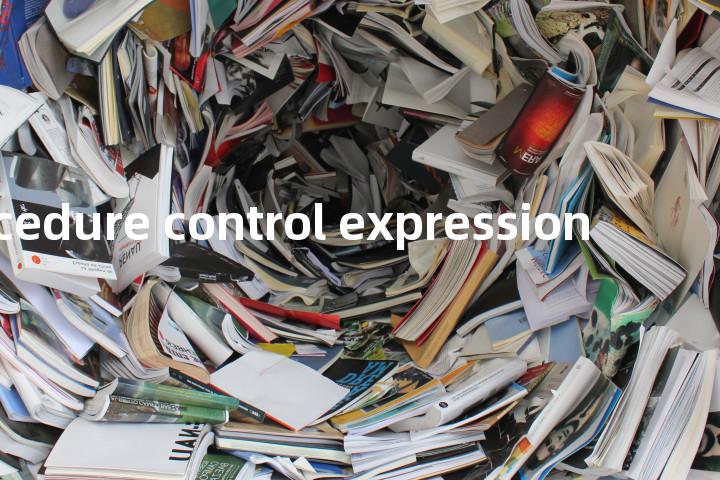 procedure control expression单词图解，单词释义场景配图
