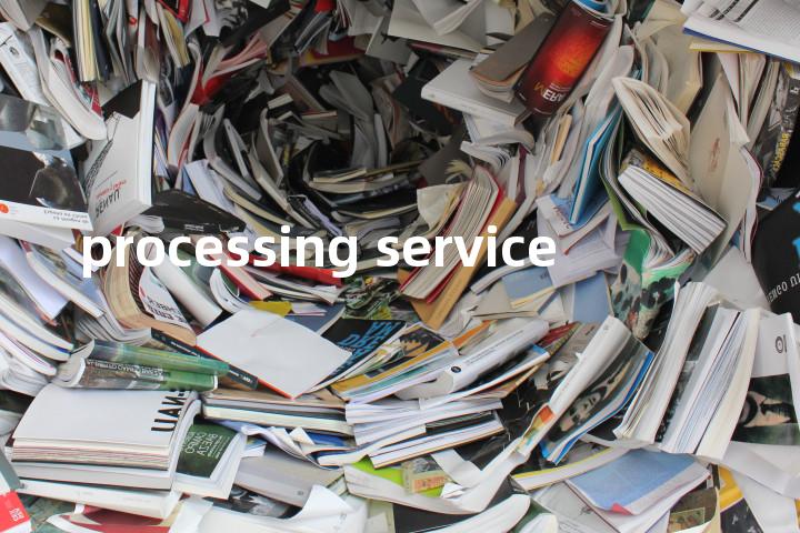 processing service单词图解，单词释义场景配图