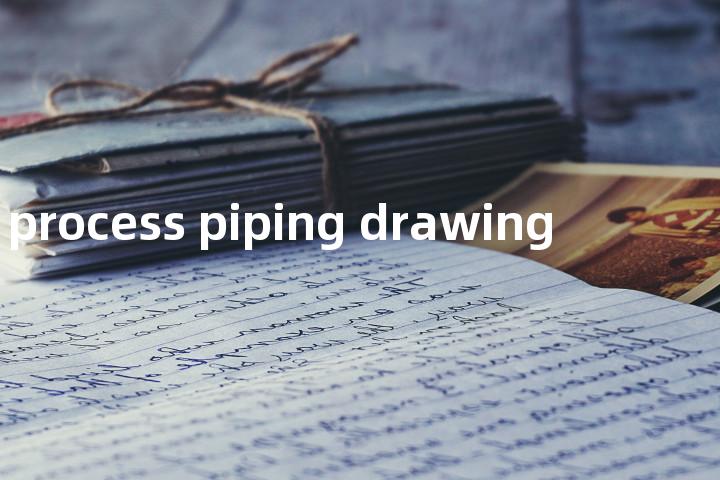 process piping drawing单词图解，单词释义场景配图