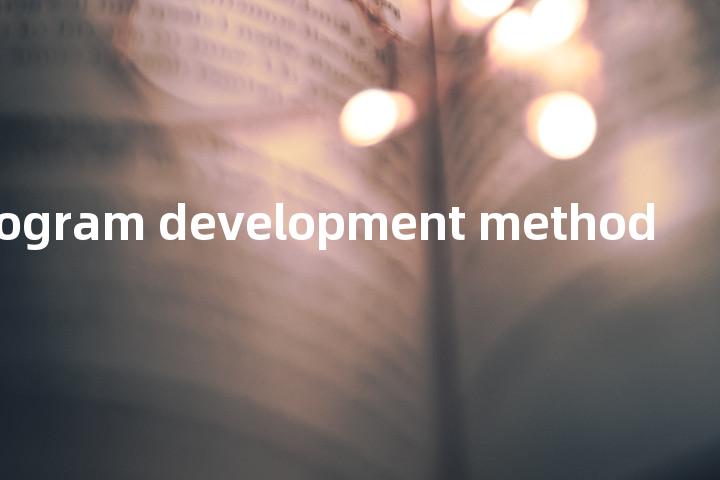 program development method单词图解，单词释义场景配图