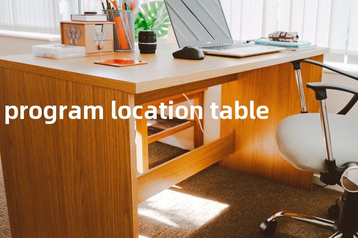 program location table单词图解，单词释义场景配图