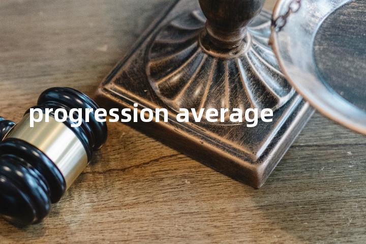 progression average单词图解，单词释义场景配图