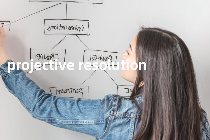projective resolution单词图解，单词释义场景配图