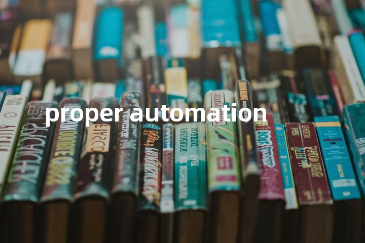 proper automation单词图解，单词释义场景配图