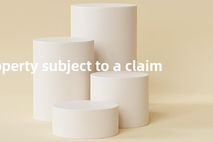property subject to a claim单词图解，单词释义场景配图