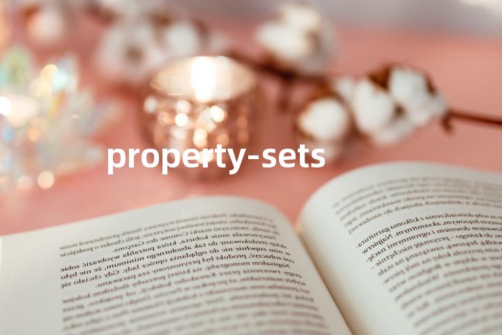property-sets单词图解，单词释义场景配图