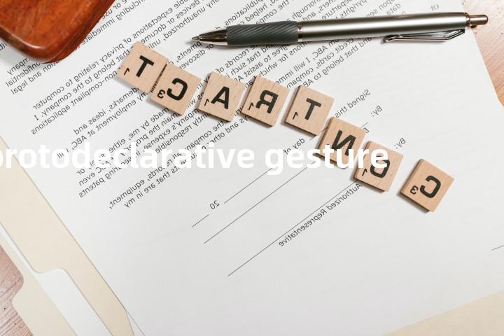 protodeclarative gesture单词图解，单词释义场景配图