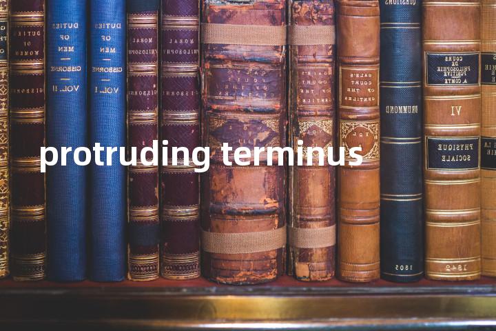 protruding terminus单词图解，单词释义场景配图
