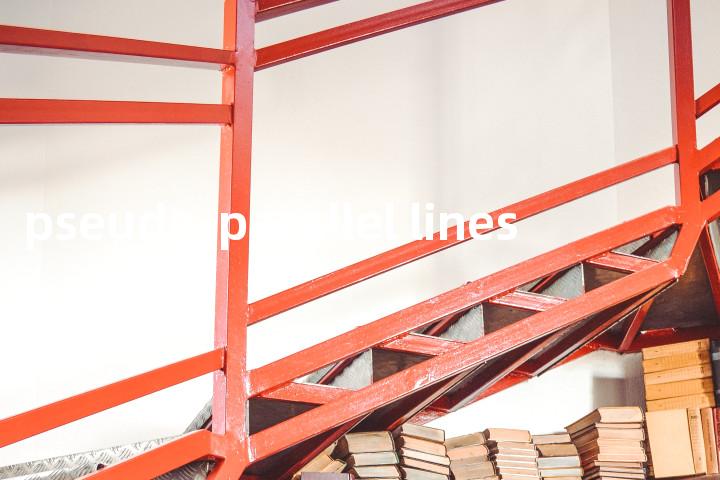 pseudo-parallel lines单词图解，单词释义场景配图