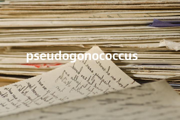 pseudogonococcus单词图解，单词释义场景配图