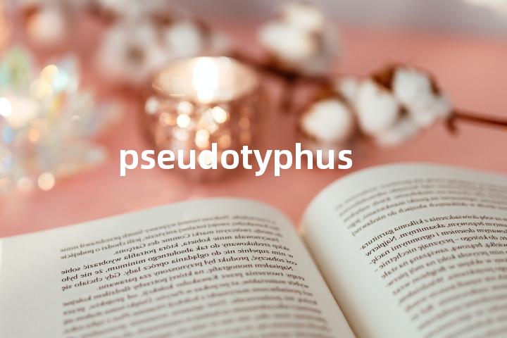 pseudotyphus单词图解，单词释义场景配图