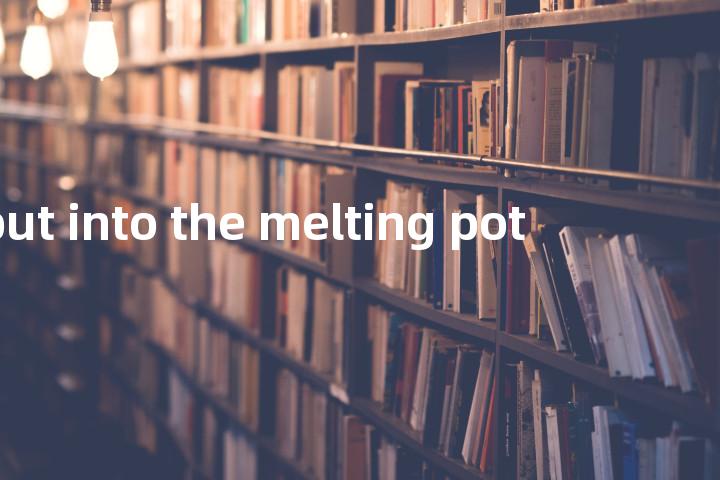 put into the melting pot单词图解，单词释义场景配图