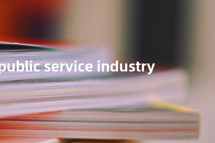 public service industry单词图解，单词释义场景配图