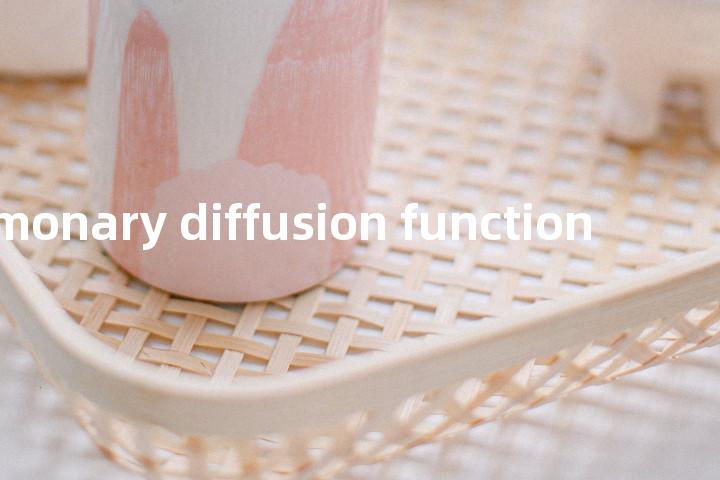 pulmonary diffusion function单词图解，单词释义场景配图