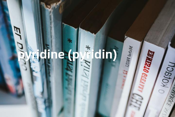 pyridine (pyridin)单词图解，单词释义场景配图