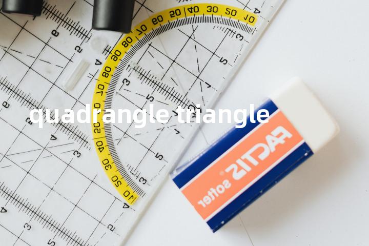 quadrangle triangle单词图解，单词释义场景配图