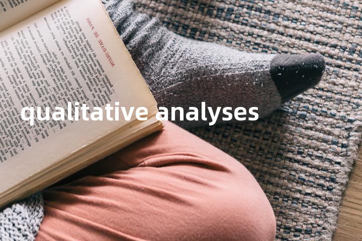 qualitative analyses单词图解，单词释义场景配图