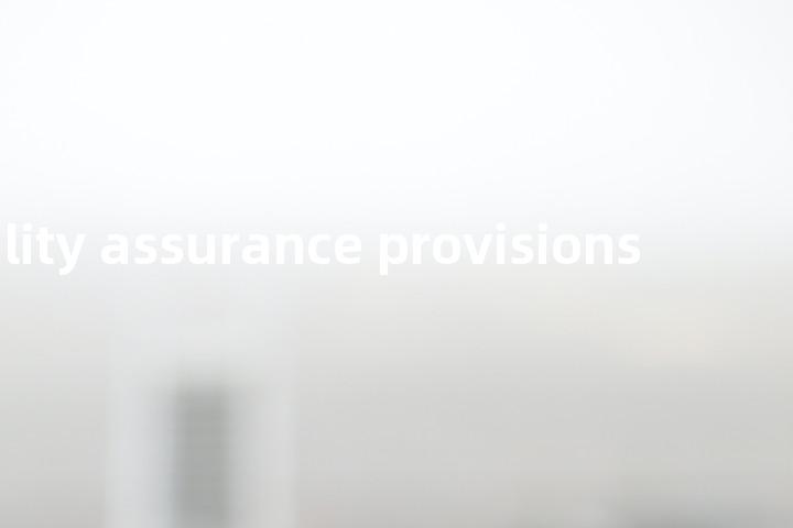 quality assurance provisions单词图解，单词释义场景配图