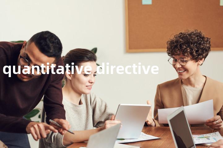 quantitative directive单词图解，单词释义场景配图