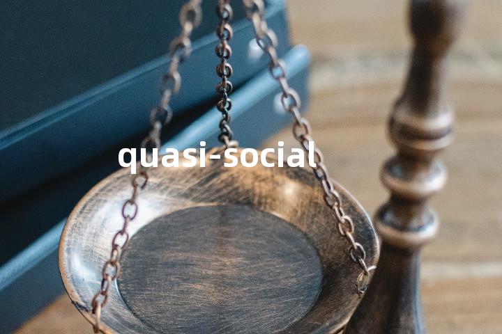 quasi-social单词图解，单词释义场景配图