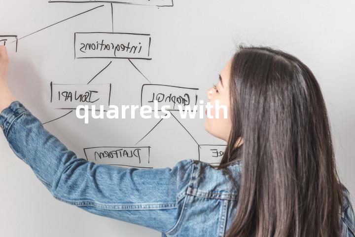 quarrels with单词图解，单词释义场景配图