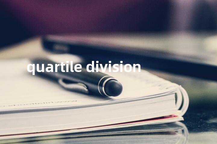 quartile division单词图解，单词释义场景配图