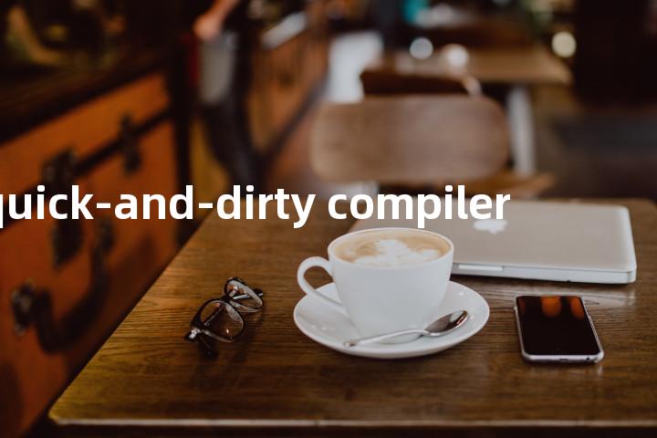 quick-and-dirty compiler单词图解，单词释义场景配图
