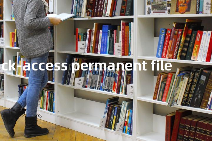 quick-access permanent file单词图解，单词释义场景配图