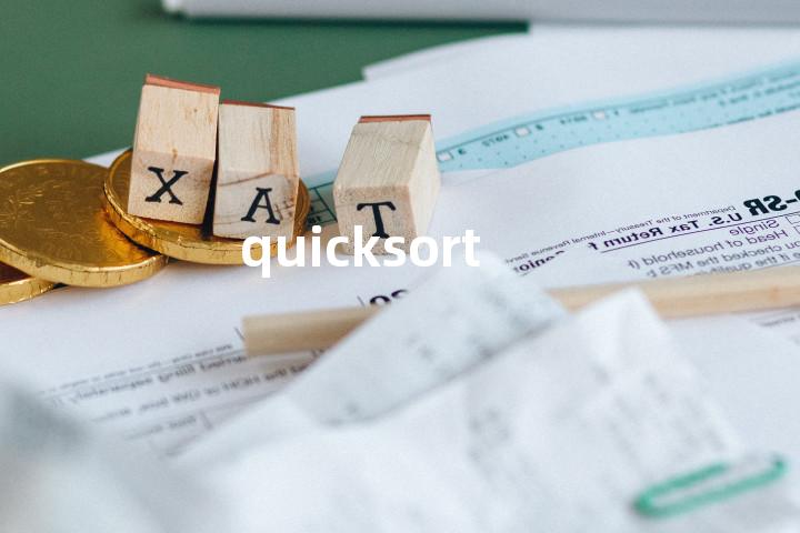 quicksort单词图解，单词释义场景配图