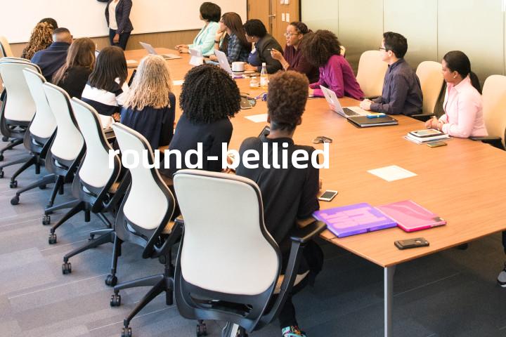 round-bellied单词图解，单词释义场景配图