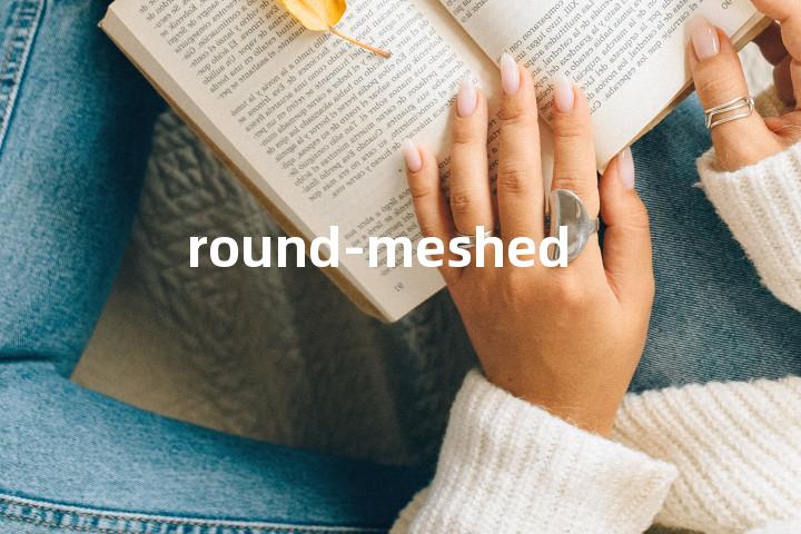 round-meshed单词图解，单词释义场景配图