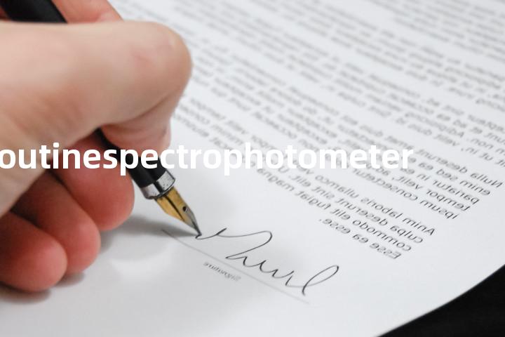 routinespectrophotometer单词图解，单词释义场景配图