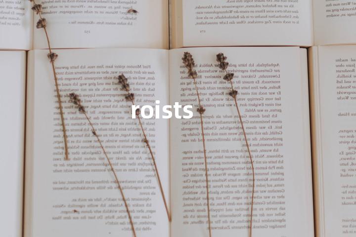 roists单词图解，单词释义场景配图