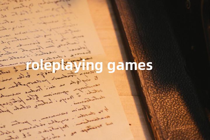 roleplaying games单词图解，单词释义场景配图