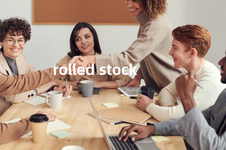 rolled stock单词图解，单词释义场景配图