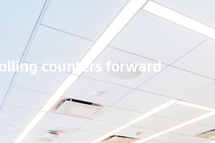 rolling counters forward单词图解，单词释义场景配图