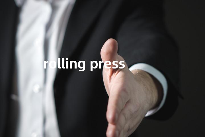 rolling press单词图解，单词释义场景配图