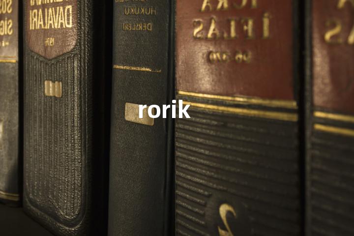 rorik单词图解，单词释义场景配图