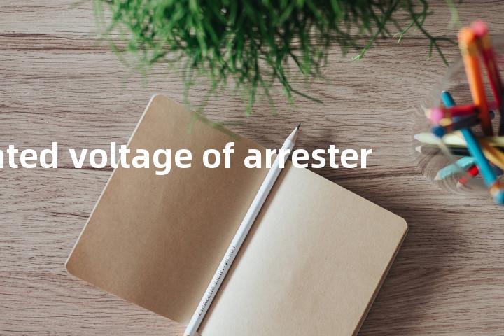 rated voltage of arrester单词图解，单词释义场景配图