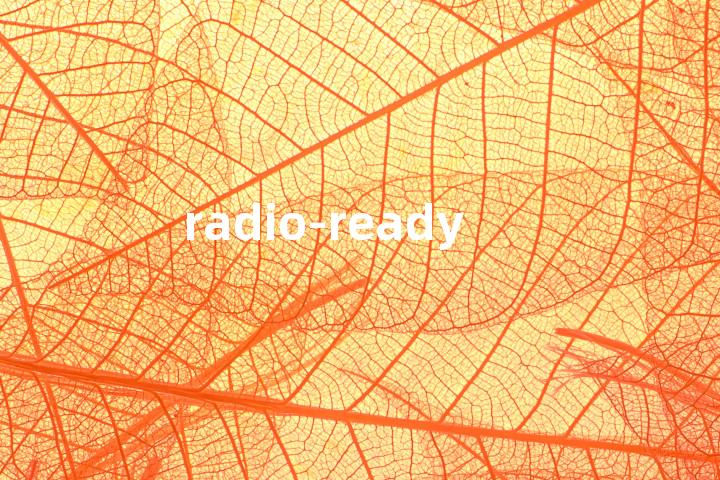 radio-ready单词图解，单词释义场景配图